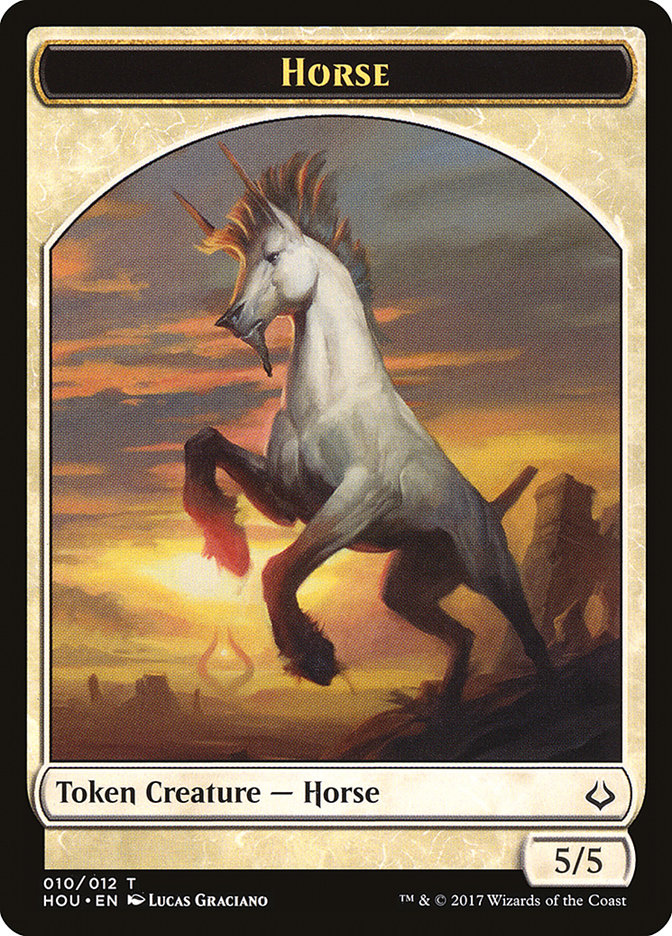 Horse Token [Hour of Devastation Tokens] | Golgari Games