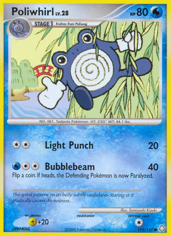 Poliwhirl (115/146) [Diamond & Pearl: Legends Awakened] | Golgari Games