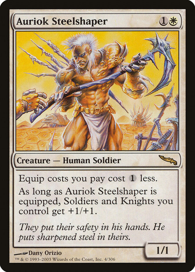 Auriok Steelshaper [Mirrodin] | Golgari Games