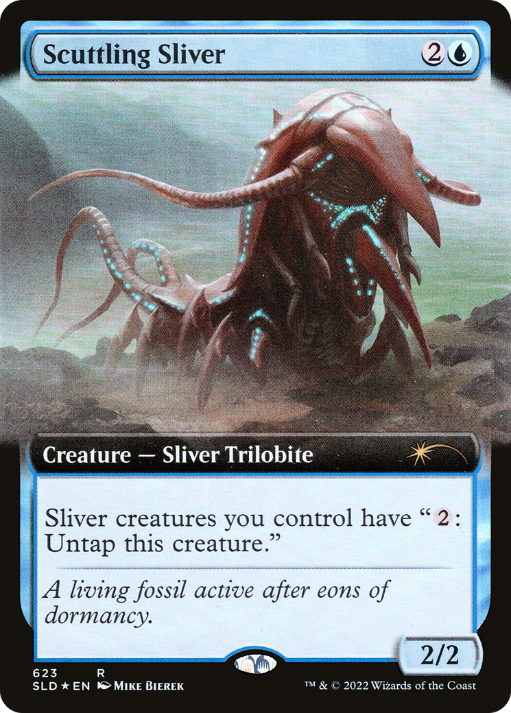 Scuttling Sliver (Extended Art) [Secret Lair Drop Promos] | Golgari Games