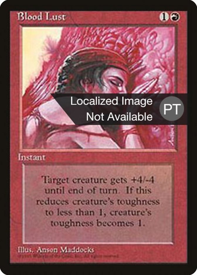 Blood Lust [Fourth Edition (Foreign Black Border)] | Local Legends