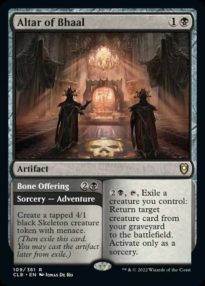 Altar of Bhaal // Bone Offering [Commander Legends: Battle for Baldur's Gate] | Local Legends