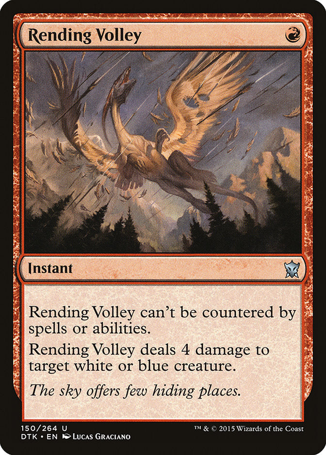 Rending Volley [Dragons of Tarkir] | Golgari Games