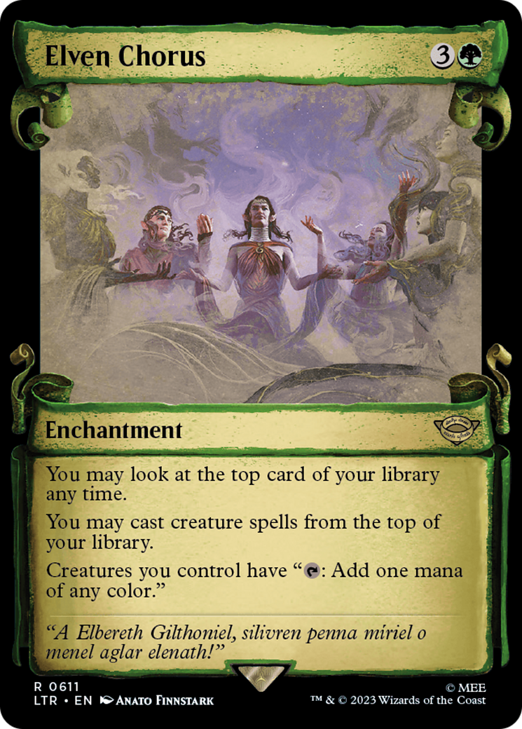 Elven Chorus [The Lord of the Rings: Tales of Middle-Earth Showcase Scrolls] | Local Legends