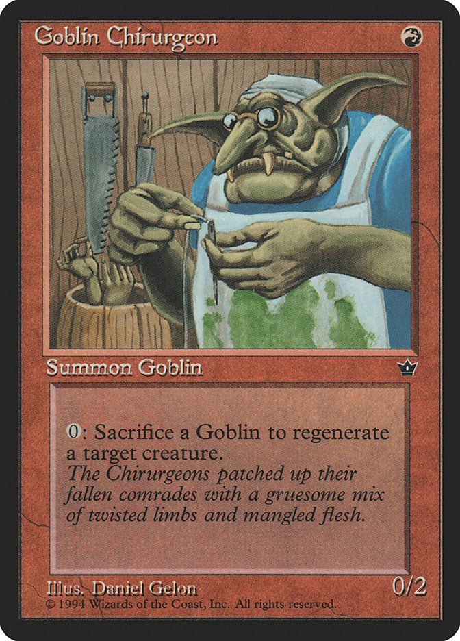 Goblin Chirurgeon (Daniel Gelon) [Fallen Empires] | Local Legends