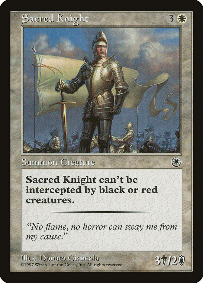 Sacred Knight [Portal] | Golgari Games