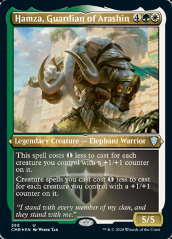 Hamza, Guardian of Arashin (Etched) [Commander Legends] | Golgari Games