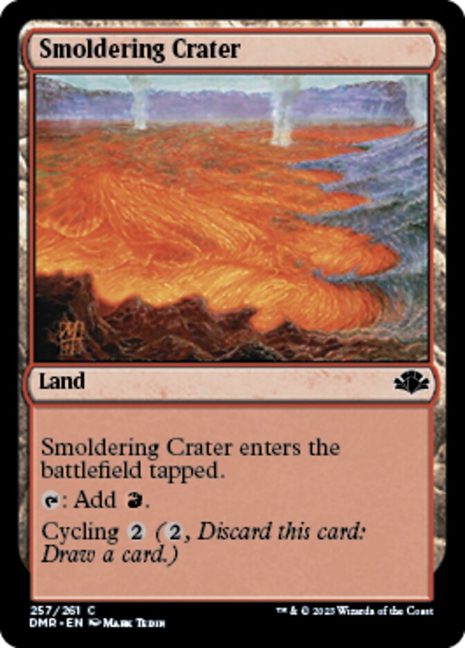 Smoldering Crater [Dominaria Remastered] | Local Legends