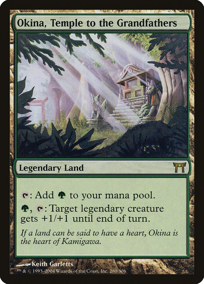 Okina, Temple to the Grandfathers [Champions of Kamigawa] | Local Legends