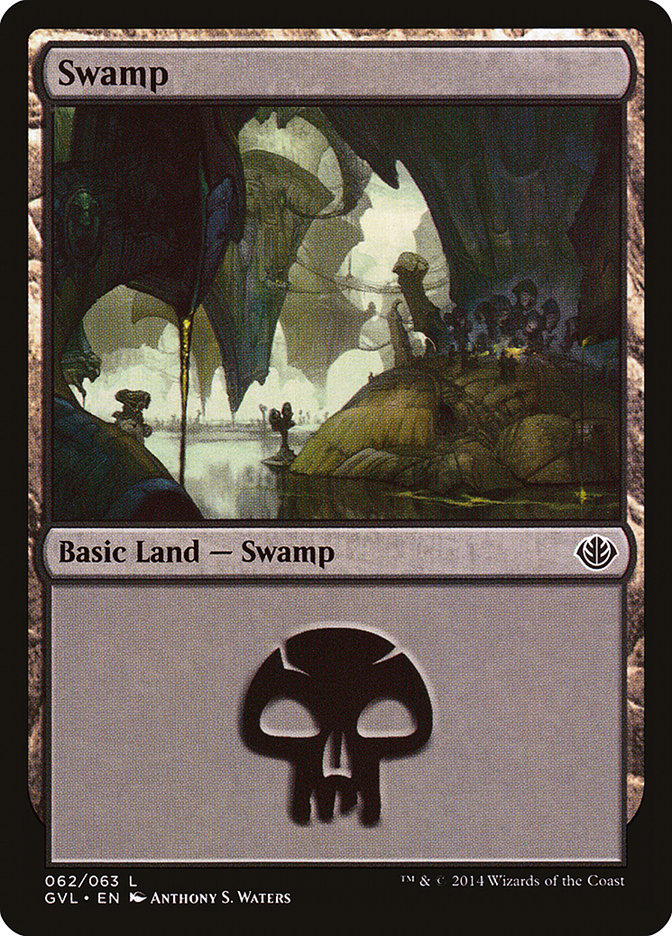Swamp (62) (Garruk vs. Liliana) [Duel Decks Anthology] | Local Legends