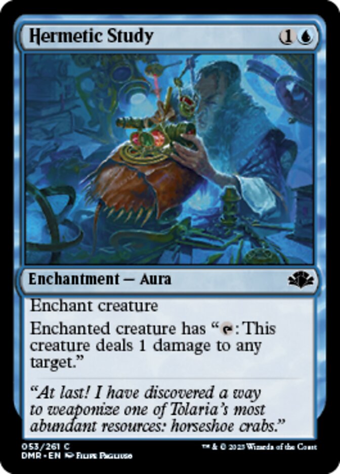 Hermetic Study [Dominaria Remastered] | Local Legends