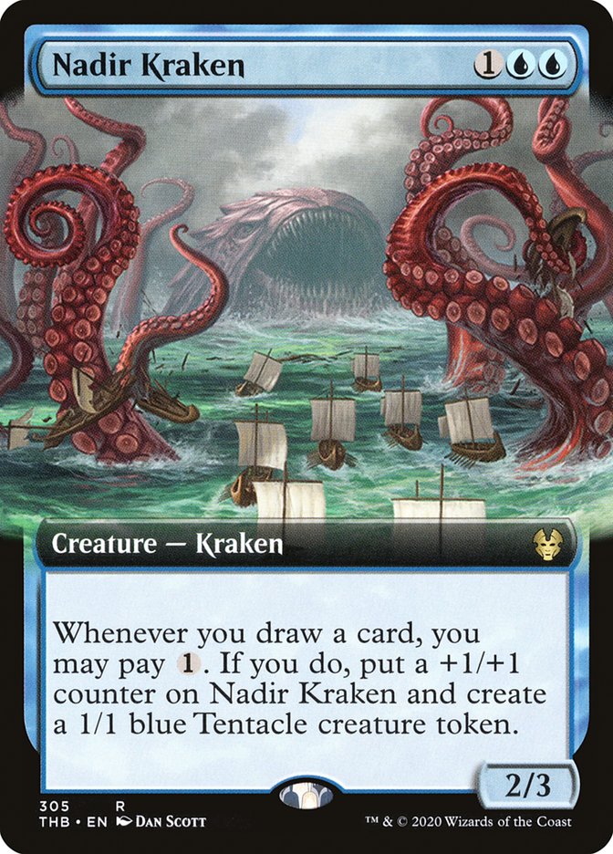 Nadir Kraken (Extended Art) [Theros Beyond Death] | Local Legends