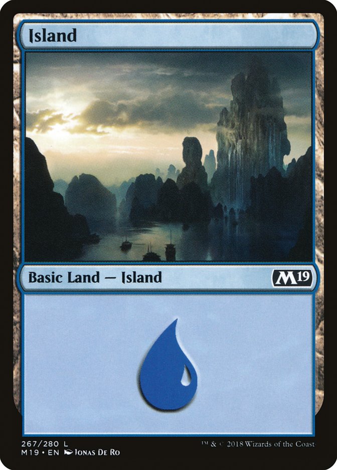 Island (267) [Core Set 2019] | Golgari Games