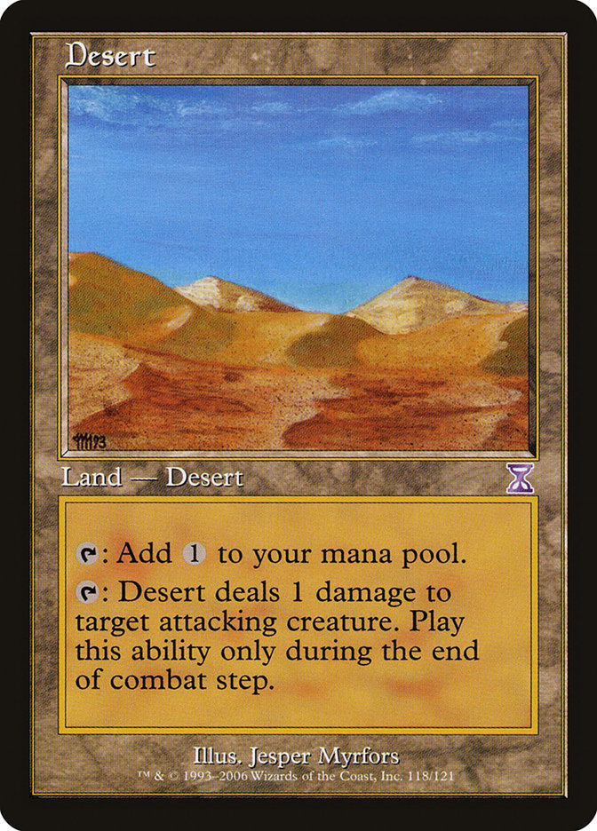 Desert [Time Spiral Timeshifted] | Golgari Games