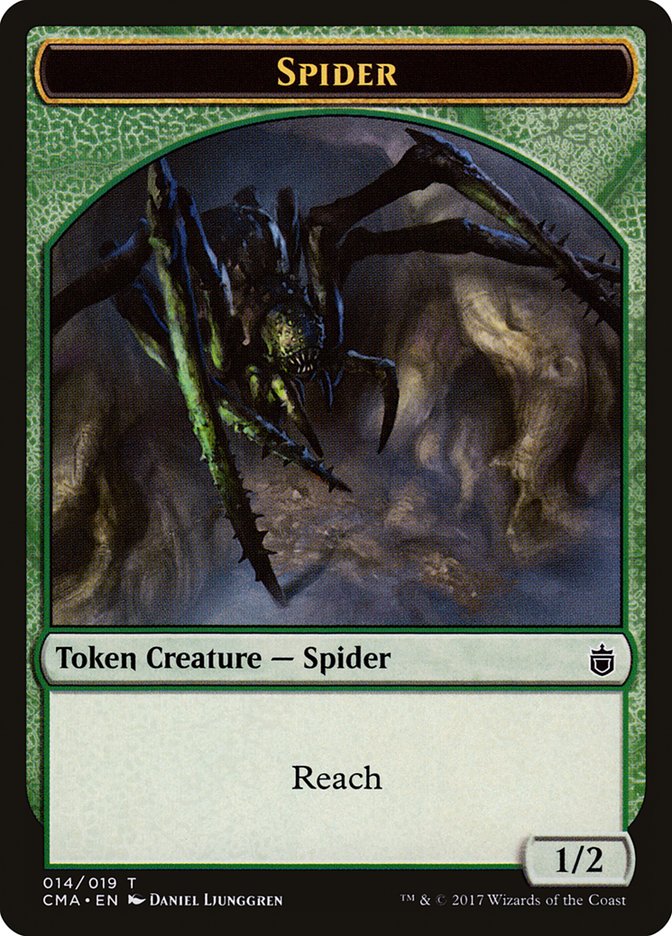 Spider Token [Commander Anthology Tokens] | Golgari Games