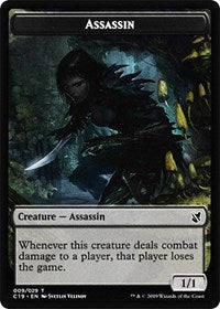 Assassin // Morph Double-sided Token [Commander 2019 Tokens] | Golgari Games