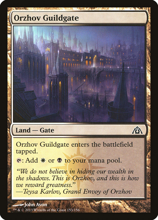 Orzhov Guildgate [Dragon's Maze] | Golgari Games