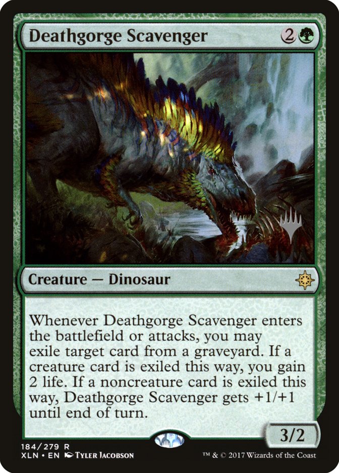 Deathgorge Scavenger (Promo Pack) [Ixalan Promos] | Golgari Games