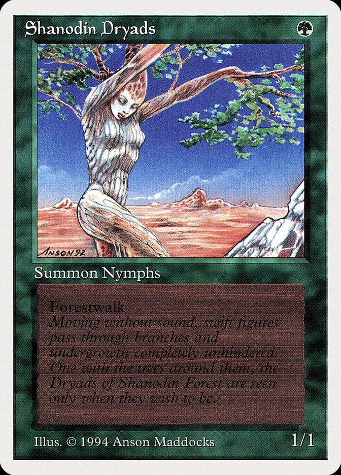 Shanodin Dryads [Summer Magic / Edgar] | Golgari Games