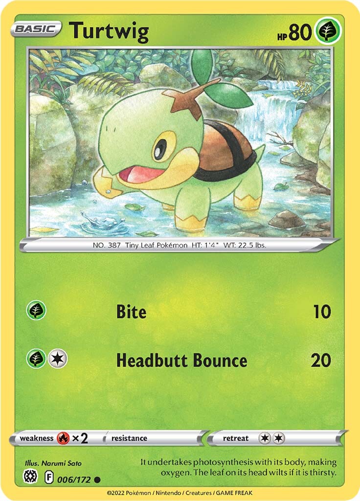 Turtwig (006/172) [Sword & Shield: Brilliant Stars] | Golgari Games