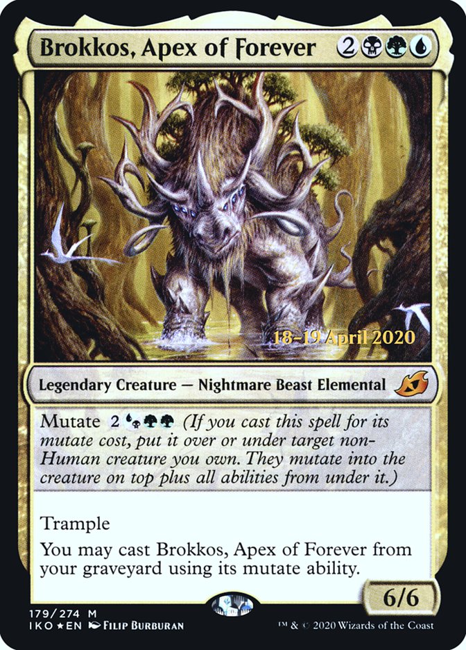 Brokkos, Apex of Forever [Ikoria: Lair of Behemoths Prerelease Promos] | Local Legends