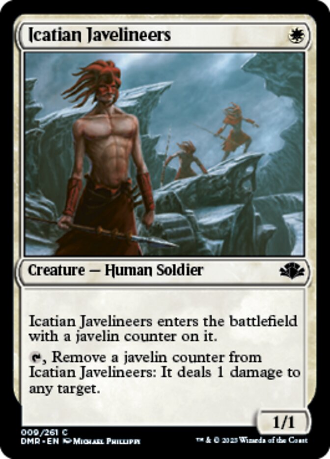 Icatian Javelineers [Dominaria Remastered] | Local Legends