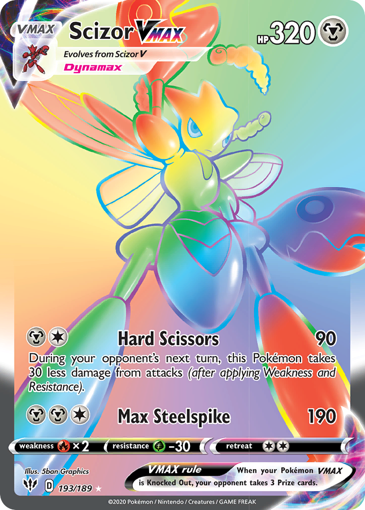 Scizor VMAX (193/189) [Sword & Shield: Darkness Ablaze] | Golgari Games