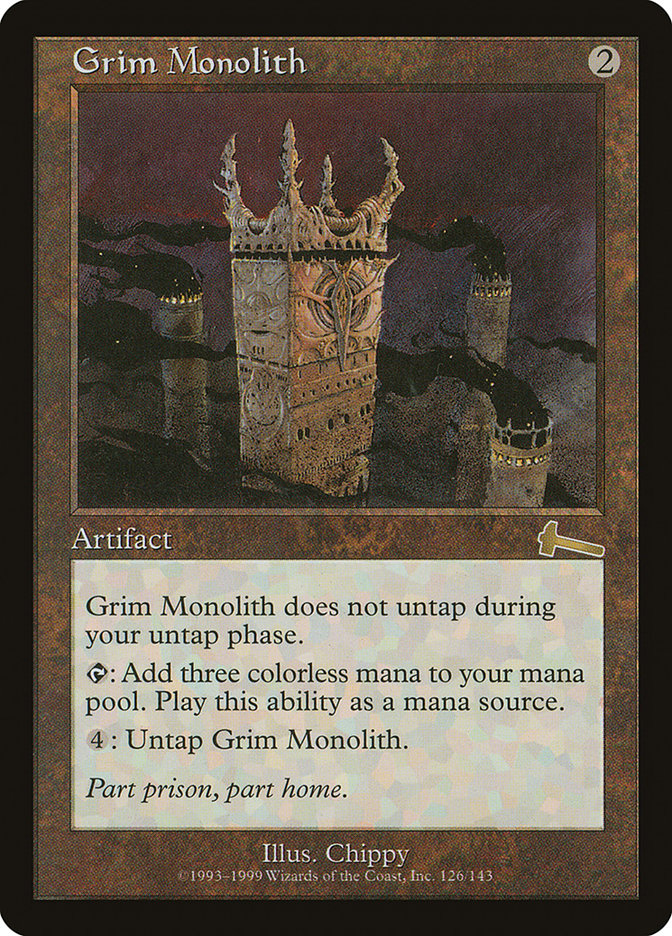 Grim Monolith [Urza's Legacy] | Golgari Games