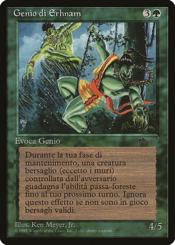 Erhnam Djinn (Italian) - "Genio di Erhnam" [Rinascimento] | Golgari Games