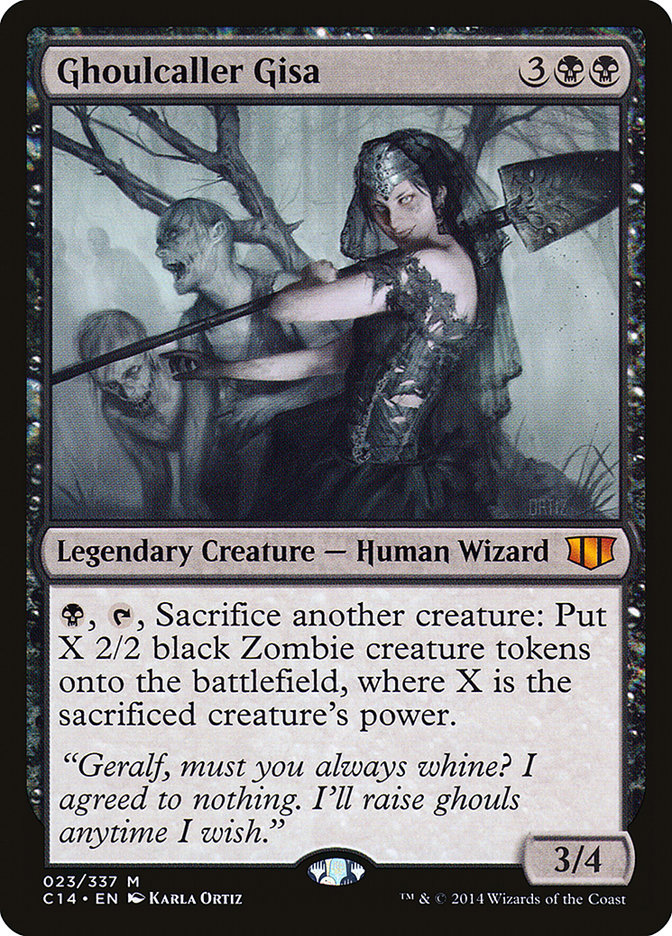 Ghoulcaller Gisa [Commander 2014] | Golgari Games