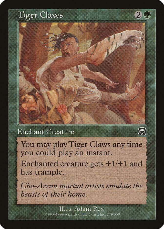 Tiger Claws [Mercadian Masques] | Golgari Games