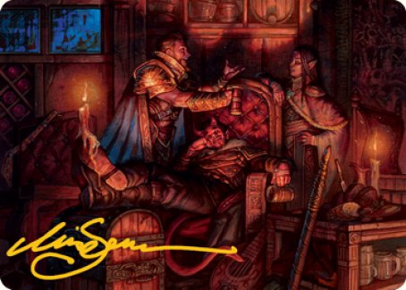 Long Rest Art Card (Gold-Stamped Signature) [Dungeons & Dragons: Adventures in the Forgotten Realms Art Series] | Local Legends