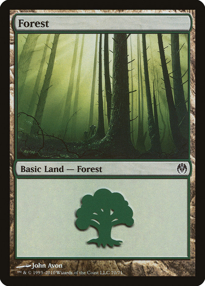 Forest (70) [Duel Decks: Phyrexia vs. the Coalition] | Golgari Games