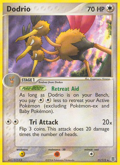 Dodrio (21/112) [EX: FireRed & LeafGreen] | Golgari Games