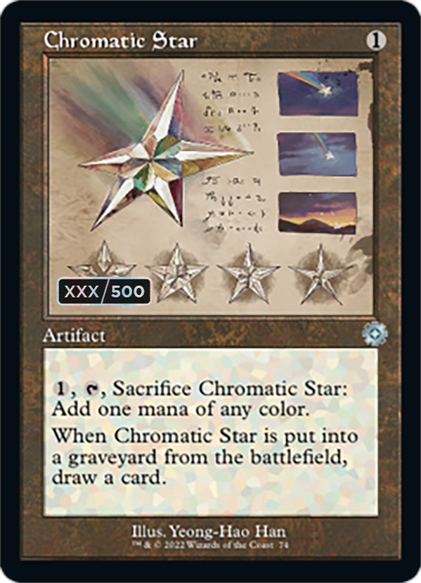 Chromatic Star (Retro Schematic) (Serial Numbered) [The Brothers' War Retro Artifacts] | Local Legends
