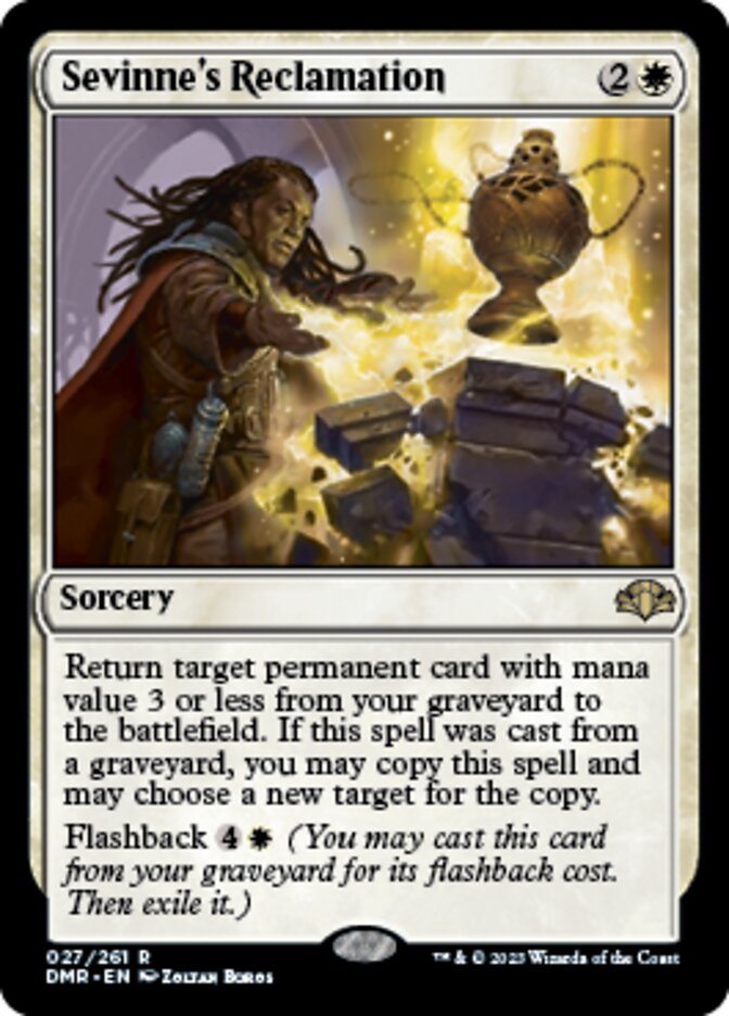 Sevinne's Reclamation [Dominaria Remastered] | Local Legends