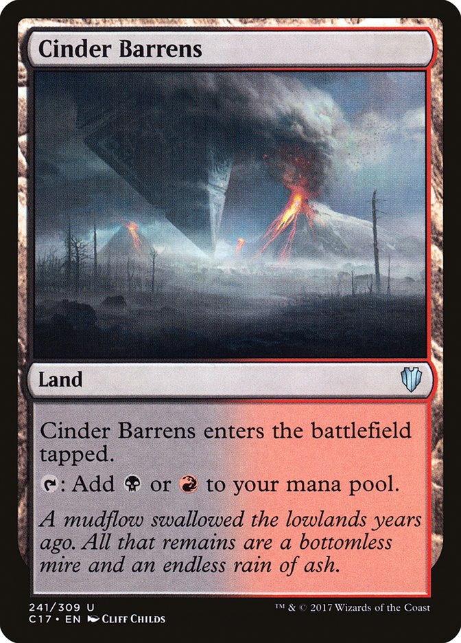 Cinder Barrens [Commander 2017] | Local Legends