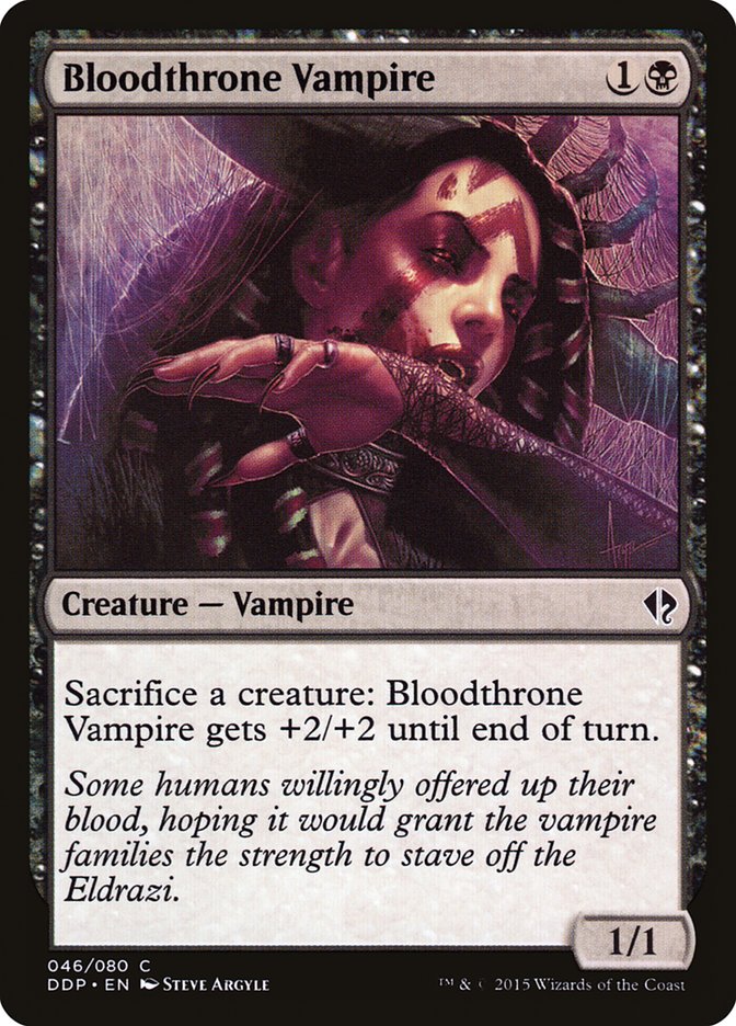Bloodthrone Vampire [Duel Decks: Zendikar vs. Eldrazi] | Local Legends
