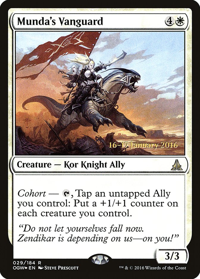 Munda's Vanguard [Oath of the Gatewatch Prerelease Promos] | Local Legends
