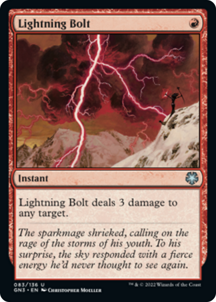 Lightning Bolt [Game Night: Free-for-All] | Golgari Games