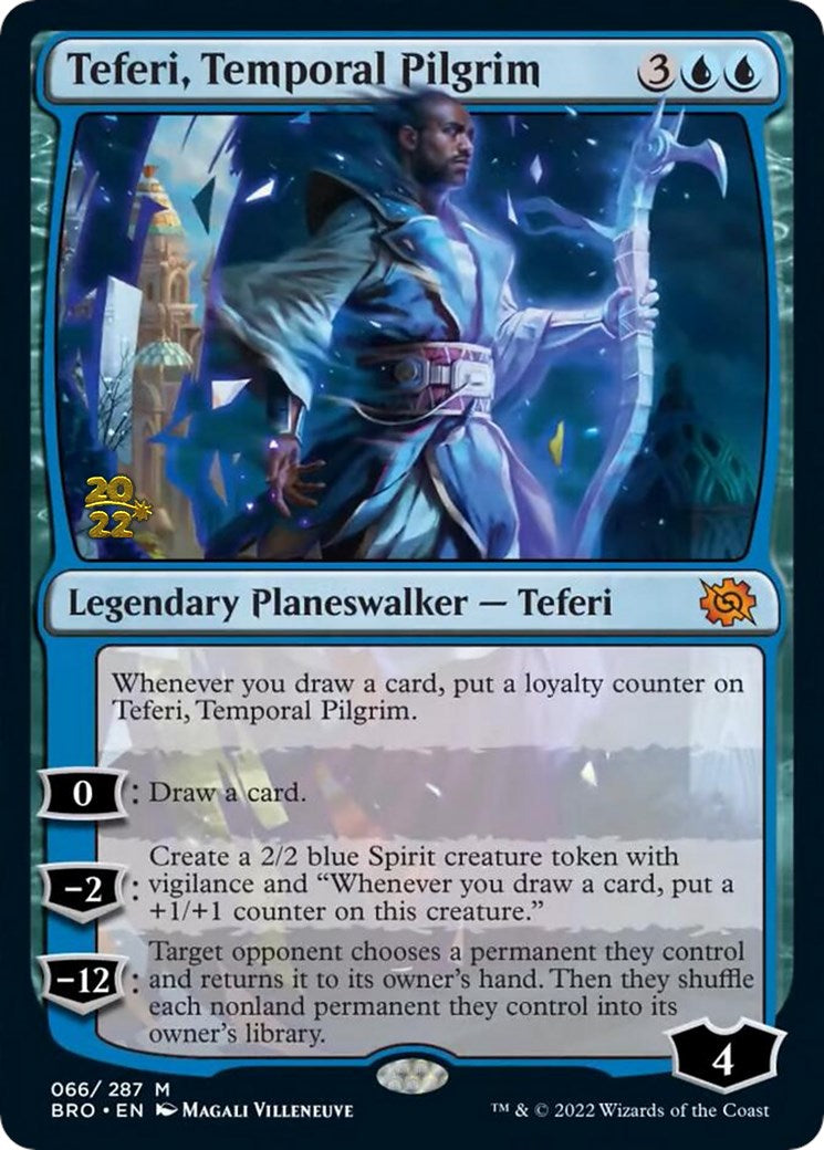 Teferi, Temporal Pilgrim [The Brothers' War: Prerelease Promos] | Local Legends