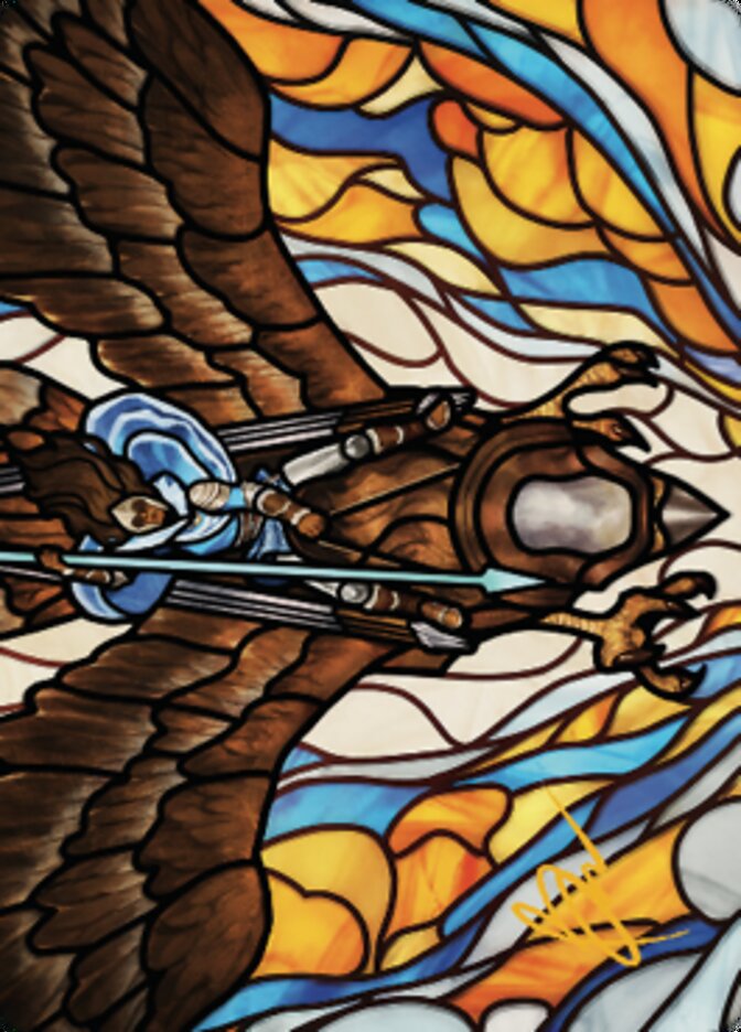 Tura Kennerud, Skyknight Art Card (Gold-Stamped Signature) [Dominaria United Art Series] | Local Legends