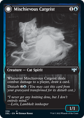 Mischievous Catgeist // Catlike Curiosity [Innistrad: Double Feature] | Golgari Games