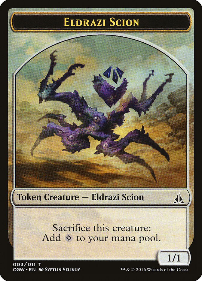 Eldrazi Scion Token (003/011) [Oath of the Gatewatch Tokens] | Local Legends