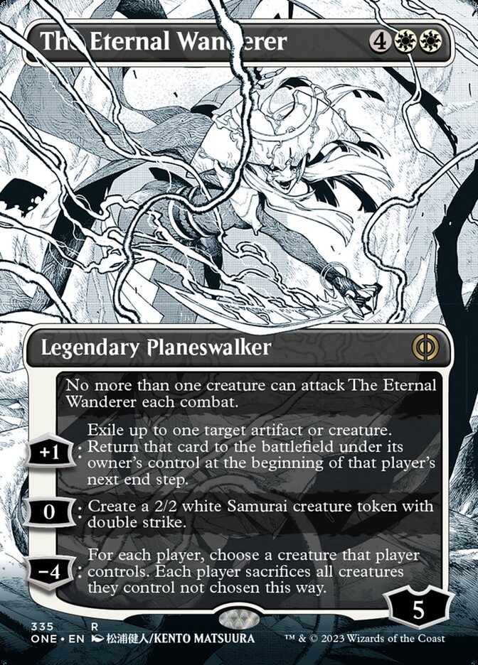 The Eternal Wanderer (Borderless Manga) [Phyrexia: All Will Be One] | Golgari Games