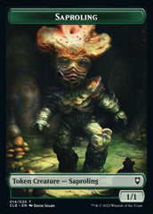 Treasure // Saproling Double-sided Token [Commander Legends: Battle for Baldur's Gate Tokens] | Golgari Games