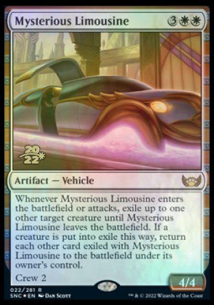 Mysterious Limousine [Streets of New Capenna Prerelease Promos] | Golgari Games