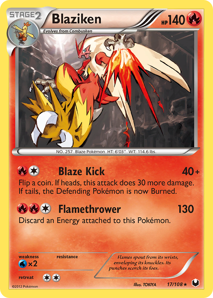 Blaziken (17/108) [Black & White: Dark Explorers] | Golgari Games