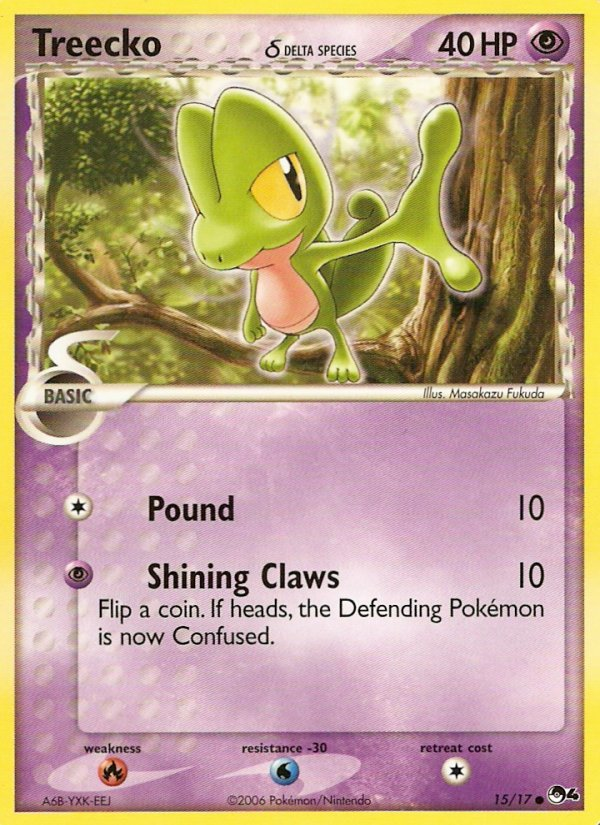 Treecko (15/17) (Delta Species) [POP Series 4] | Golgari Games