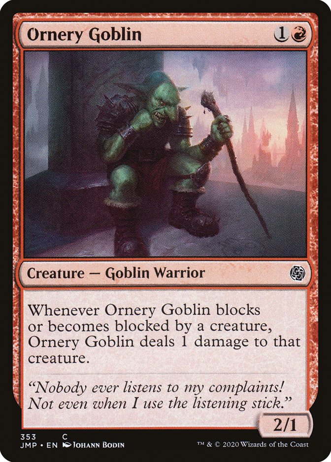 Ornery Goblin [Jumpstart] | Local Legends